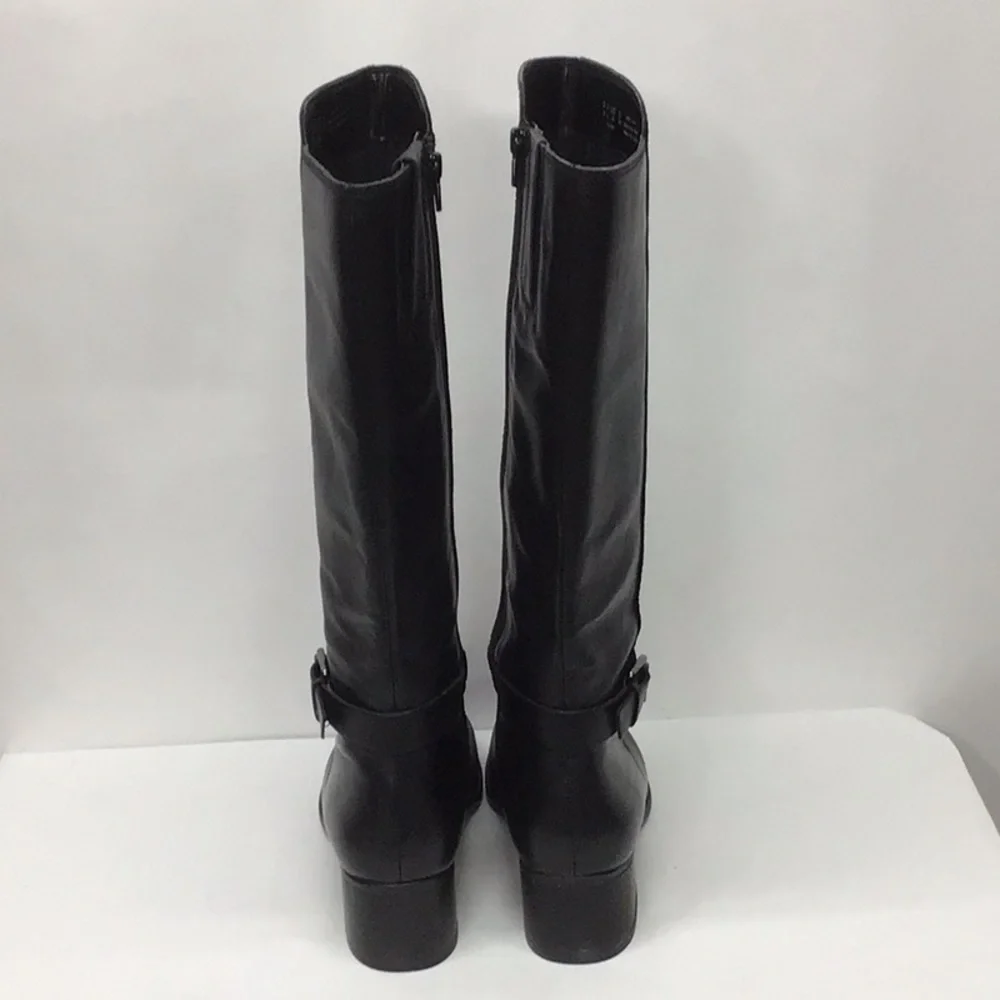 Naturalizer KALONA - NWOT black leather tall boots size 9M - Picture 4 of 8